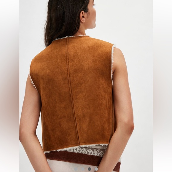 NWT | Free People Travelers Suede Vest - Picture 2 of 6